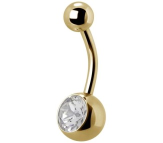 GD 316 8mm JEWEL NAVEL BARBELLS