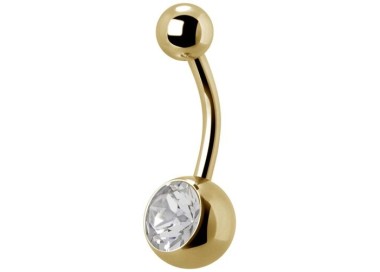 GD 316 8mm JEWEL NAVEL BARBELLS