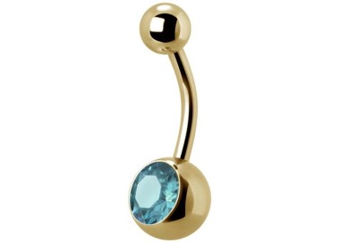 GD 316 8mm JEWEL NAVEL BARBELLS