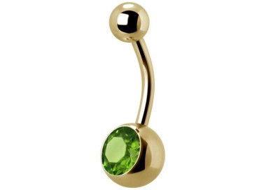 GD 316 8mm JEWEL NAVEL BARBELLS