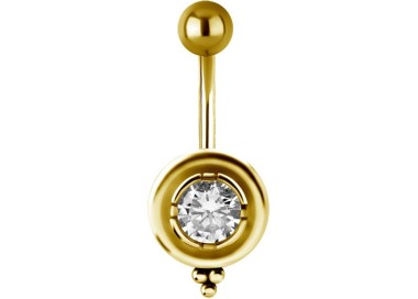 GD 316 JEWEL BANANA 1,6x10mm TRIBAL BELLY - model 27 WH
