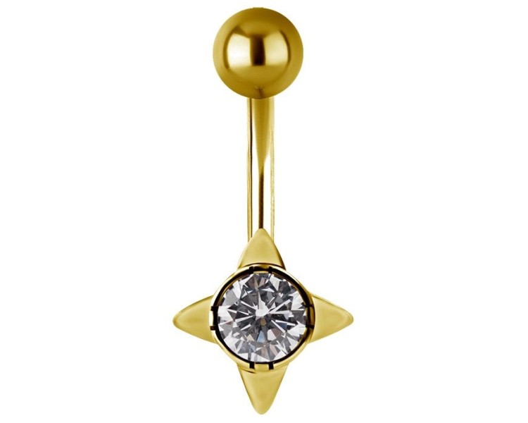 GD 316 JEWEL BANANA 1,6x10mm NORDIC STAR - WH GD 316 JEWEL BANANA 1,6x10mm NORDIC STAR - WH