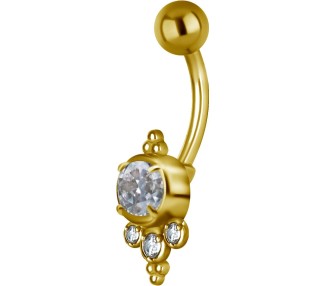 GD 316 JEWEL BANANA 1,6x10mm TRIBAL BELLY - model 21 WH