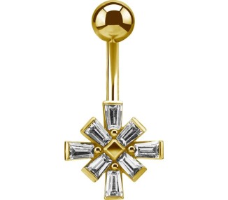 GD 316 JEWEL BANANA 1,6x10mm TAPPERED BAGUETTE - WH