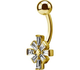 GD 316 JEWEL BANANA 1,6x10mm TAPPERED BAGUETTE - WH