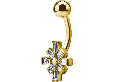 GD 316 JEWEL BANANA 1,6x10mm TAPPERED BAGUETTE - WH