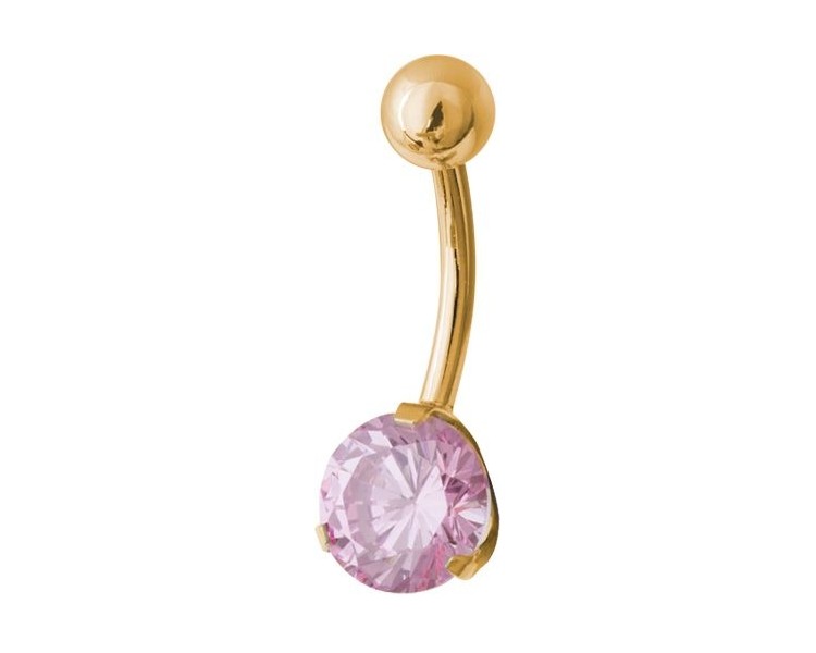 GD 316 BANANA WITH 8mm PRONG SET JEWEL GD 316 BANANA WITH 8mm PRONG SET JEWEL