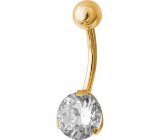 GD 316 BANANA WITH 8mm PRONG SET JEWEL