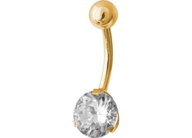 GD 316 BANANA WITH 8mm PRONG SET JEWEL