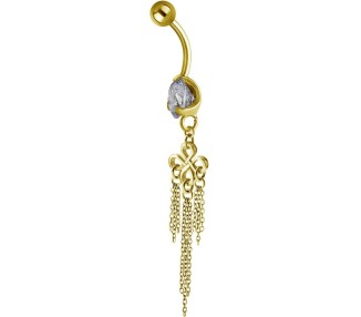 GD 316 JEWEL BANANA WITH DANGLES 1,6x10mm model 41 WH