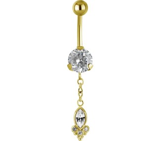 GD 316 JEWEL BANANA WITH DANGLES 1,6x10mm model 37 WH