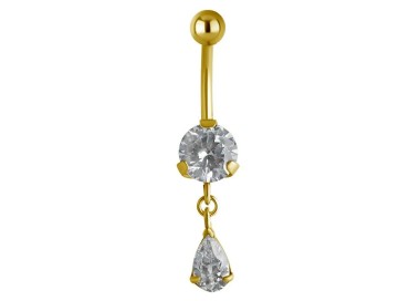 GD 316 JEWEL BANANA WITH DANGLES 1,6x10mm model 29 WH
