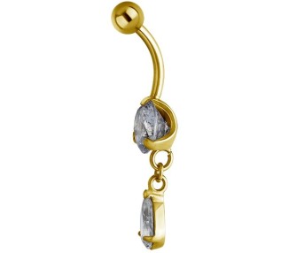 GD 316 JEWEL BANANA WITH DANGLES 1,6x10mm model 29 WH