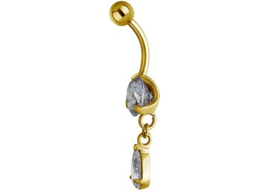 GD 316 JEWEL BANANA WITH DANGLES 1,6x10mm model 29 WH