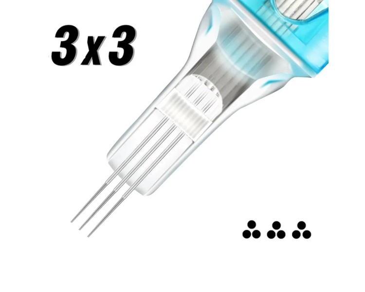 3x03 RS (Round Shader) 0,30mm - Long Taper - Cartucce Jconly VETAR - Aghi Tattoo - 20pz jconly 3x03 RS (Round Shader) 0,30mm - Long Taper - Cartucce Jconly VETAR - Aghi Tattoo - 20pz jconly