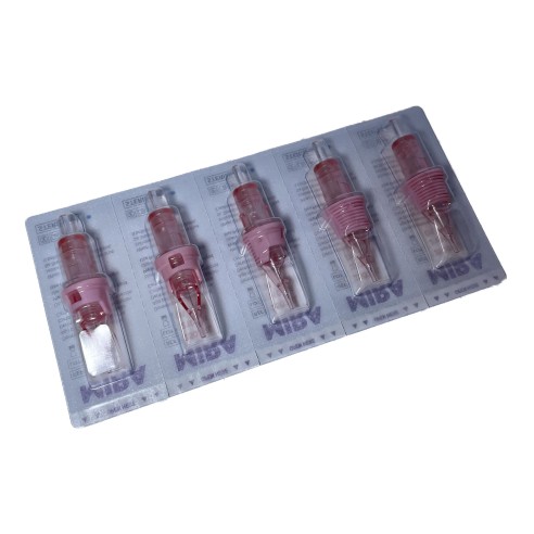 MATERIALE SCADUTO - Utilizzare Solo per Esercitazione | Blister 5pz - Cartucce Mira - Aghi PMU - Misura a Scelta