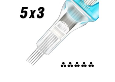 5x03 RS (Round Shader) 0,30mm - Long Taper - Cartucce Jconly VETAR - 20pz jconly