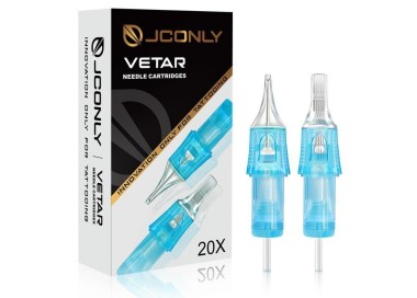 6x03 RS (Round Shader) 0,30mm - Long Taper - Cartucce Jconly VETAR - Aghi Tattoo - 20pz jconly