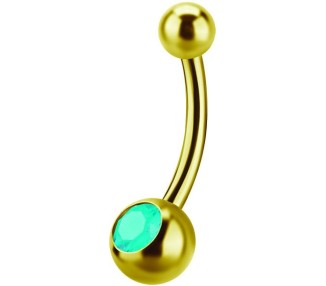 GD 316 6mm JEWEL NAVEL BARBELLS