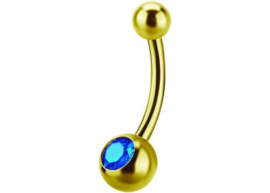 GD 316 6mm JEWEL NAVEL BARBELLS