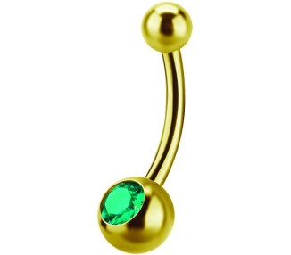 GD 316 6mm JEWEL NAVEL BARBELLS