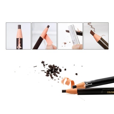Matita Peel-Off per Microblading e PMU - Bianca - Nera - Marrone - Grigia 2