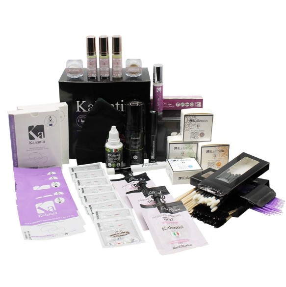 MAXI KIT COREANO Laminazione Ciglia/Sopracciglia KALENTIN - 20 applicazioni - v7