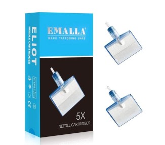 123 CM (Soft Magnum) 0,35mm - Long Taper - Cartucce Emalla Eliot - 5pz emalla