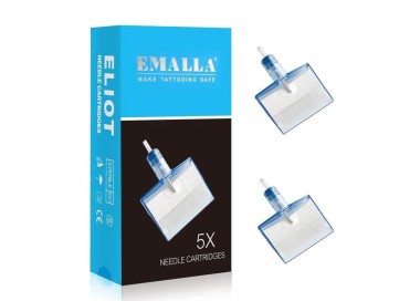 143 CM (Soft Magnum) 0,30mm - Medium Taper - Cartucce Emalla Eliot - Aghi Tattoo - 5pz emalla