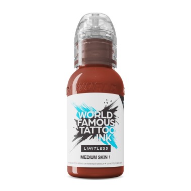 MEDIUM SKIN 1 Michele Turco - World Famous Limitless - 30 ml - Colore Tattoo REACH