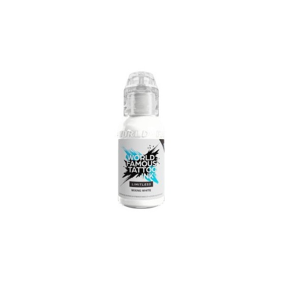 MIXING WHITE - World Famous Limitless - 30ml - Colore Tattoo REACH