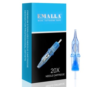 14 RS (Round Shader) - Cartucce Emalla Eliot - Aghi Tattoo - 20pz emalla