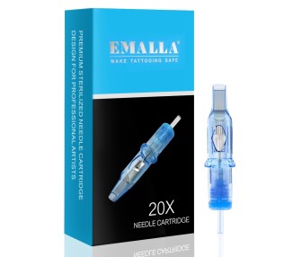 17 MG (Magnum) - Cartucce Emalla Eliot - Aghi Tattoo - 20pz emalla