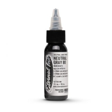NEUTRAL GRAY 80 - Eternal Ink - 30ml - Colore Tattoo REACH