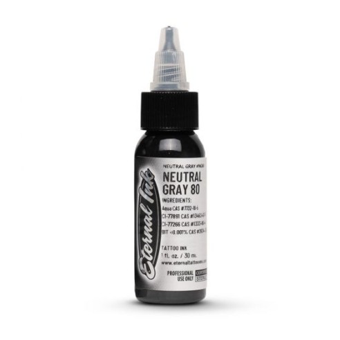 NEUTRAL GRAY 80 - Eternal Ink - 30ml - Colore Tattoo REACH