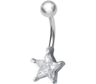 SS 316 BANANA WITH 8mm PRONG SET JEWEL 1,6x10mm WH