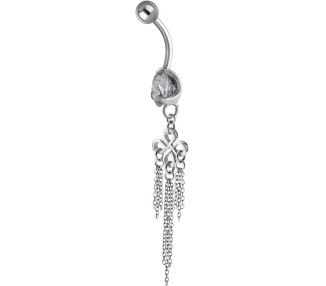 SS 316 JEWEL BANANA WITH DANGLES 1,6x10mm model 41 WH
