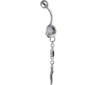 SS 316 JEWEL BANANA WITH DANGLES 1,6x10mm model 39 WH
