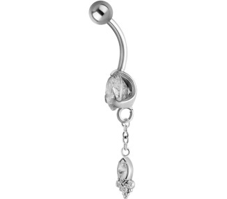 SS 316 JEWEL BANANA WITH DANGLES 1,6x10mm model 37 WH