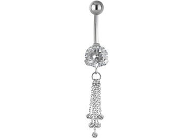 SS 316 JEWEL BANANA WITH DANGLES 1,6x10mm model 32 WH
