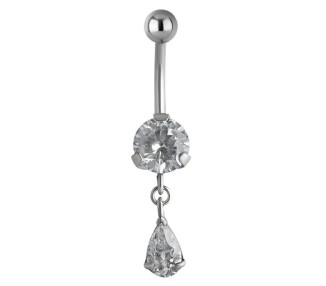 SS 316 JEWEL BANANA WITH DANGLES 1,6x10mm model 29 WH