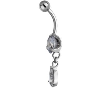 SS 316 JEWEL BANANA WITH DANGLES 1,6x10mm model 29 WH