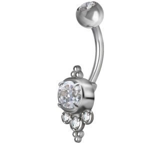 SS 316 DOUBLE JEW PRONG SETTING BANANA 1,6x10mm CR