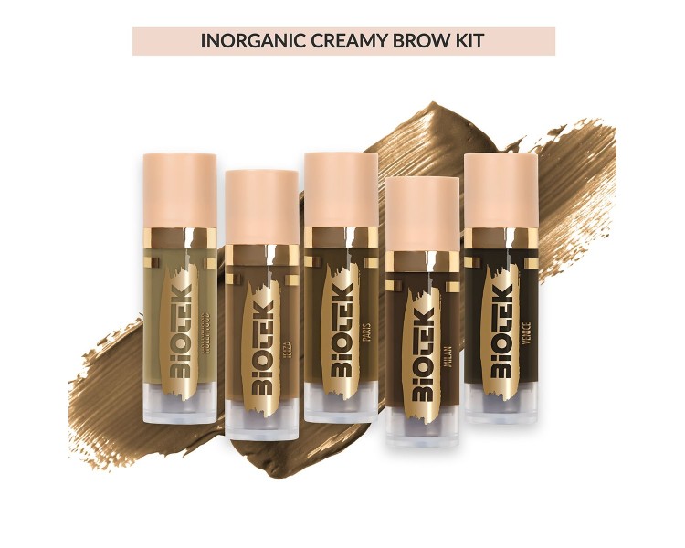 INORGANIC CREAMY BROW KIT - Biotek - 5x 7ml - Pigmenti PMU REACH biotek INORGANIC CREAMY BROW KIT - Biotek - 5x 7ml - Pigmenti PMU REACH biotek