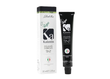 BLACK BLUE - Tinta Nero-Blu Vegana per Ciglia e Sopracciglia KALENTIN - 30ml kalentin