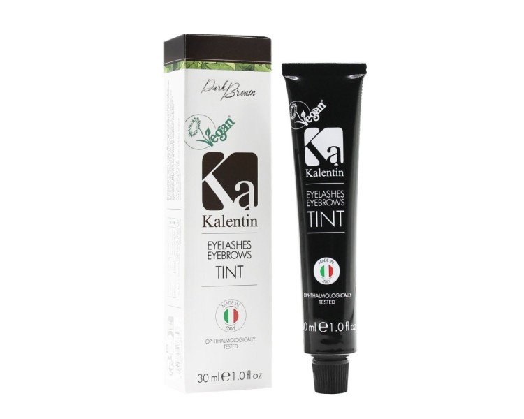 DARK BROWN - Tinta Castano Scuro Vegana per Ciglia e Sopracciglia KALENTIN - 30ml kalentin DARK BROWN - Tinta Castano Scuro Vegana per Ciglia e Sopracciglia KALENTIN - 30ml kalentin
