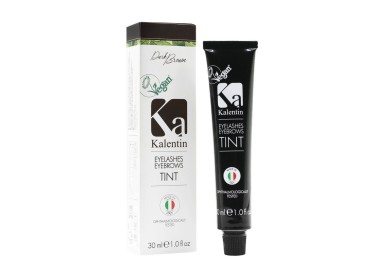 DARK BROWN - Tinta Castano Scuro Vegana per Ciglia e Sopracciglia KALENTIN - 30ml kalentin