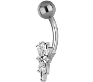 SS 316 JEWEL BANANA 1,6x10mm MARQUISE CLUSTER - WH