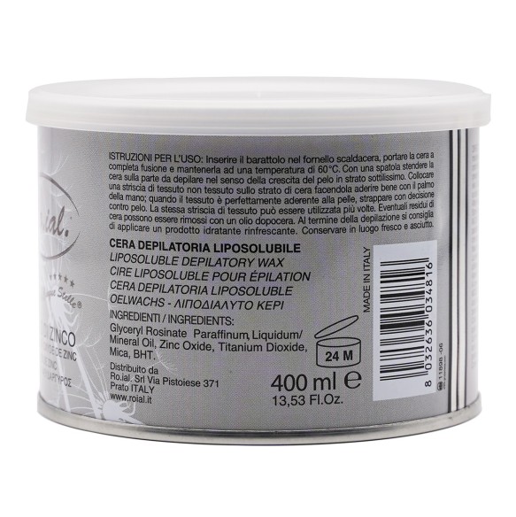 OSSIDO DI ZINCO - Cera Ro.ial Barattolo 400ml