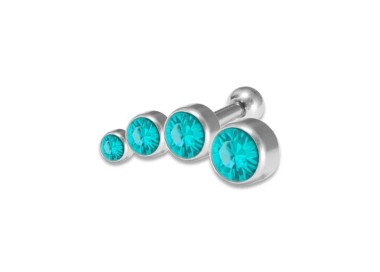 JEWELLED HELIX 5 DISC 3/4/5/6mm LEFT